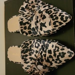 Aldo leopard slip on shoe size 7